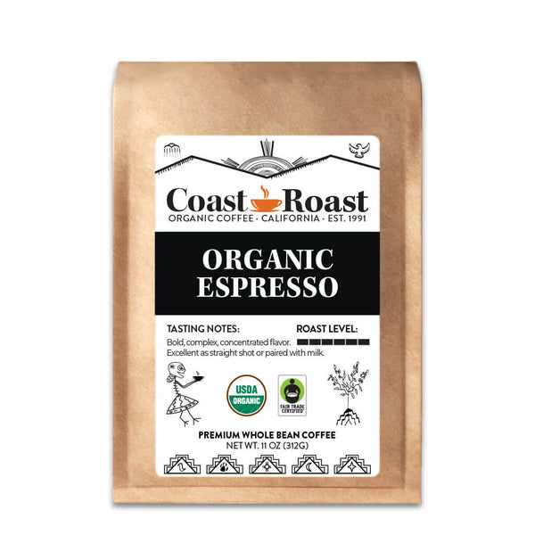 Organic Espresso Whole Bean Coffee