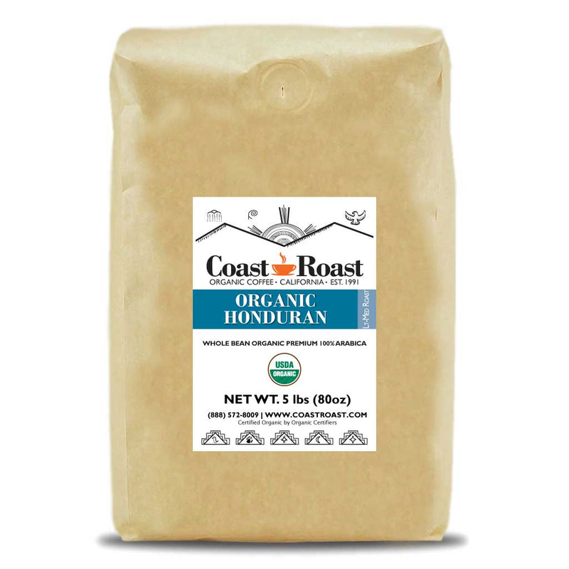 Organic Honduran Whole Bean Coffee Single Origin