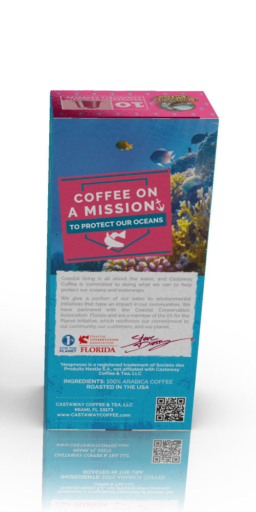 Castaway Coffee Café Cubano Nespresso Capsule 10 count