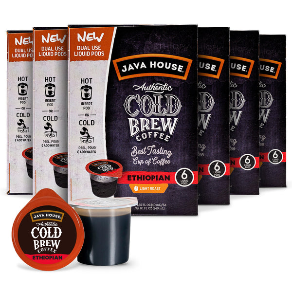 Cold Brew Coffee Pods - Ethiopian - Pack of 36
