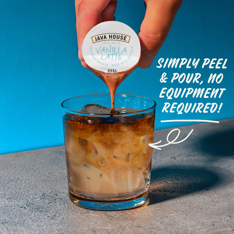 Java House Latte Cold Brew Coffee Pods - French Vanilla
