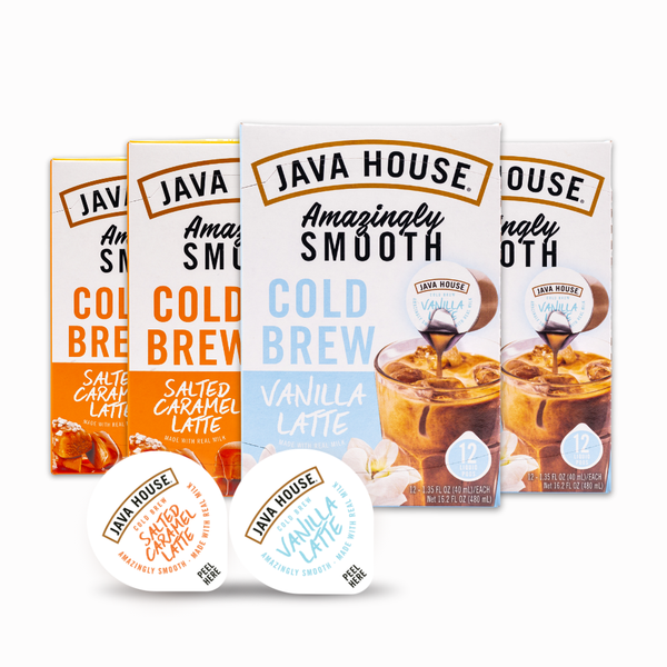 Java House Latte Mix Bundle Variety Pack - 48 Pods