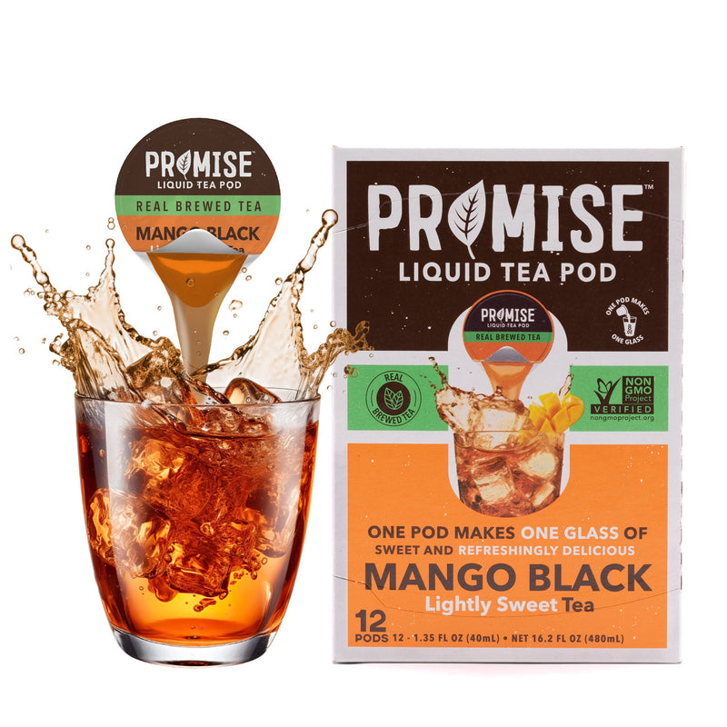 Promise Real Brewed Tea - Lightly Sweet - Mango Black