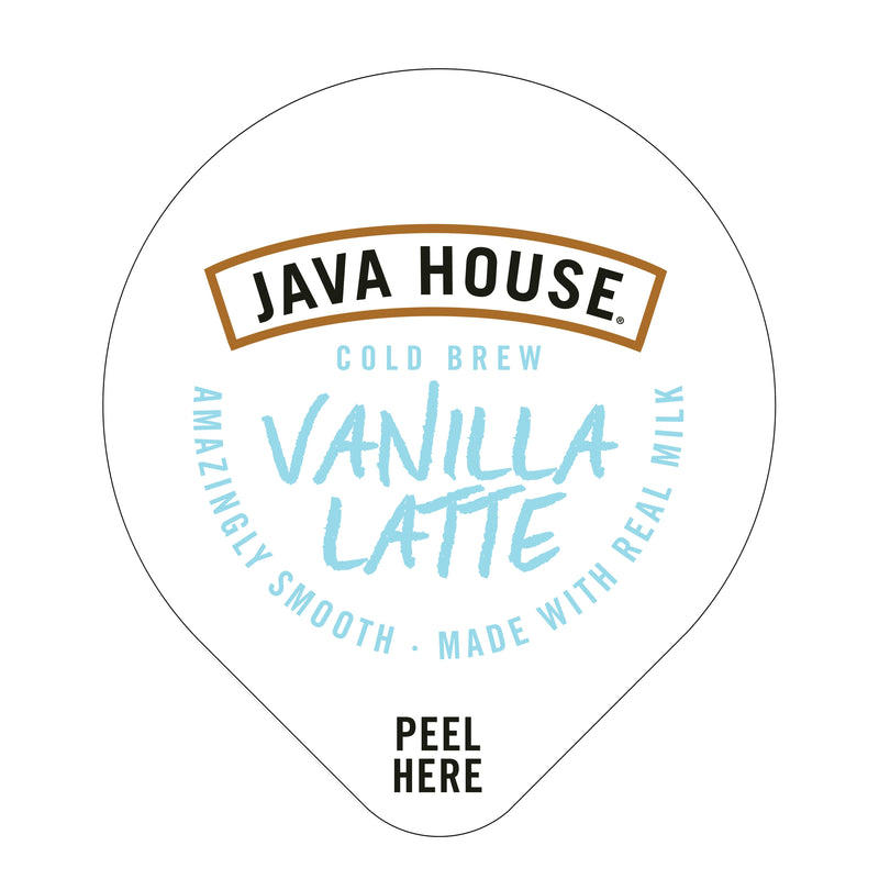 Java House Latte Cold Brew Coffee Pods - French Vanilla