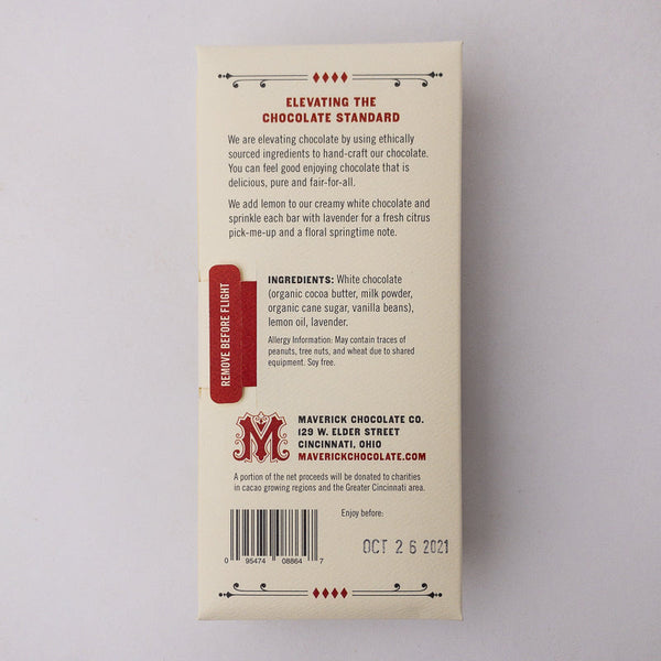 Lemon Lavender White Chocolate