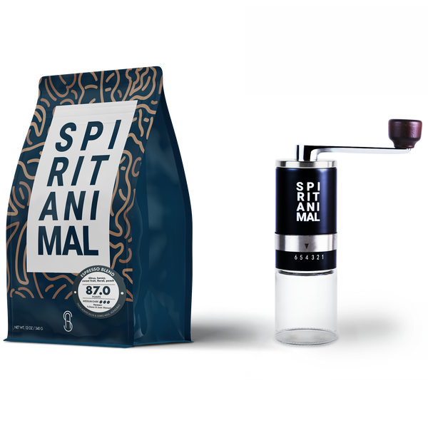 Honduran Espresso Blend Coffee + Grinder