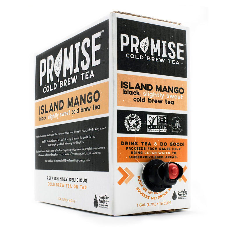 Promise Tea - 1 Gallon Cold Brew Tea (Island Mango)