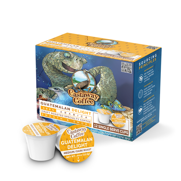 Castaway Coffee Sample K-Cup Pod Assorted 20 Count