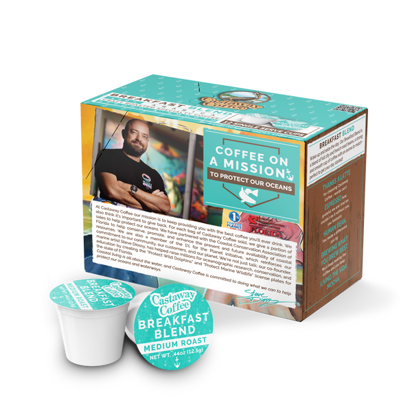 Castaway Coffee Breakfast Blend K-Cup Pod 12 Count