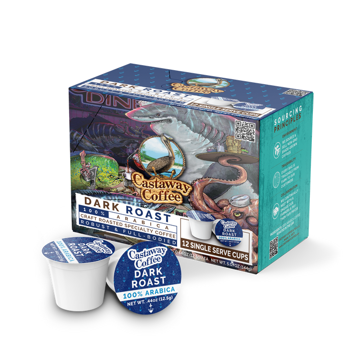 Castaway Coffee Sample K-Cup Pod Assorted 20 Count