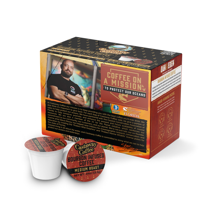 Castaway Coffee  Bourbon K-Cup Pod 12 Count