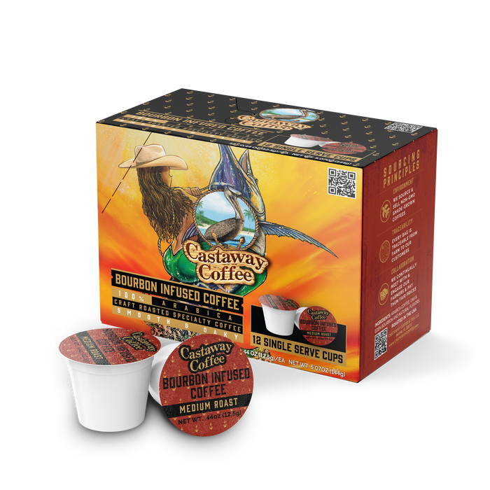 Castaway Coffee Sample K-Cup Pod Assorted 20 Count